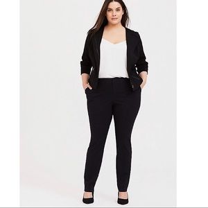 Torrid Noir Black Straight Leg Pant